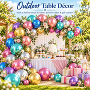 XEANCO Balloons 50 Pack, Beautiful Latex Balloons, Party Balloons, Wedding Balloons for Decoration, Perfect for YOUR Beautiful Parties, Birthdays (10-12 Inches)