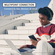 Sony WH-CH520 Wireless On-Ear Bluetooth Headphones with Microphone, Black | Comfortable Lightweight Design, Up to 50 Hrs Battery with Quick Charging, Multipoint Connection, Clear Calls, Swivel design