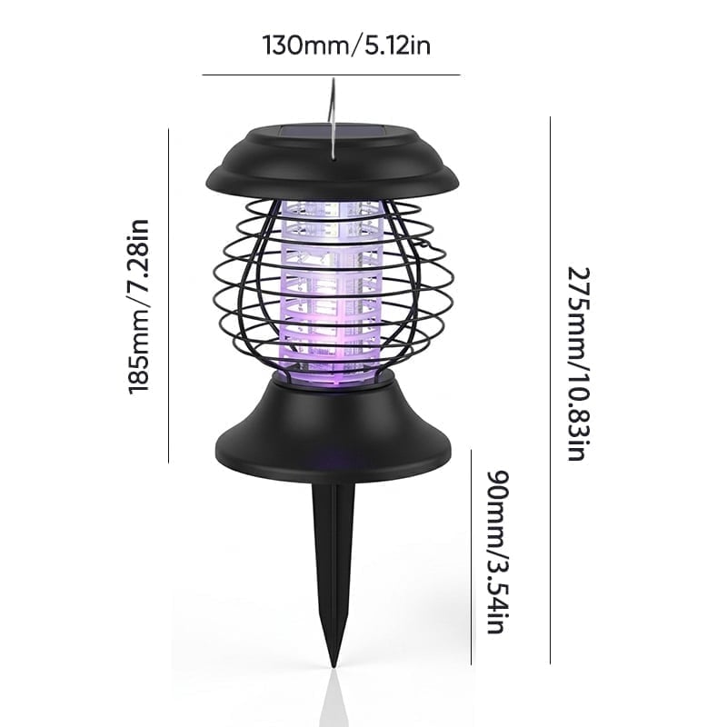 Solar Powered Mosquito Zapper & Garden Stake Light