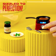 Mini Brands Really Works Magic Cook Kitchen Capsule Series 1 Waffle Maker & Blender Set by ZURU, Capsules of Miniature Real Working Kitchen Appliances, Non-Edible Collectible Toy Mystery Capsule