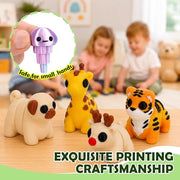 Cybermaker 40PCS Mini 3D Printed Animals, Articulated Fidget Toys for Kids | Sensory Toys, Party Favors, Classroom Prizes, Birthday Goodie Bag Stuffers