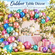 XEANCO Balloons 50 Pack, Beautiful Latex Balloons, Party Balloons, Wedding Balloons for Decoration, Perfect for YOUR Beautiful Parties, Birthdays (10-12 Inches)
