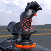 Thrustmaster T.FLIGHT HOTAS NEO ACE COMBAT 8 WINGS OF THEVE Edition – Officially Licensed Simulation Controller – Flight Joystick & Throttle with Vibration Feedback - PS5, PS4, PC