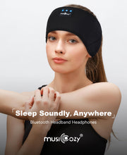 MUSICOZY Sleep Headphones Bluetooth Headband Headphones for Side Sleepers | Sleeping Headbands Wireless Sports Earphones Sweat Resistant Earbuds for Workout Running Cool Gadgets Unique Gifts for Women