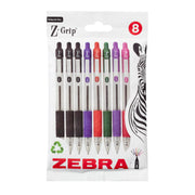 Zebra Pen Z-Grip 8pk Assorted