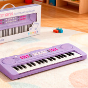 Keyboard Piano for Kids, BIGFUN 37 Keys Toddler Piano Instrument Toy,Purple | Kids Electronic Multifunction Music Educational Keyboard Toy for 3-7 Year Old Girls and Boys