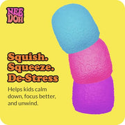 Schylling NeeDoh Gumdrop - Textured Sensory Toy with Super Solid Squish - 2.5" Tall - Colors May Vary (Pack of 1)