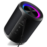 DUDGSIS Portable Bluetooth Speaker, 20W Stereo, IPX7 Waterproof, RGB Light | 15H Playtime, Bluetooth 5.3, TWS Pairing & AUX Input; Compact Outdoor Speaker for Shower, Pool, Beach & Hiking