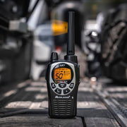 Midland GXT1000X3VP4 GMRS Two-Way Radios with Headsets, Black, 3 Pack | 50 Channels, 142 Privacy Codes, Up to 36 Mile Long Range, JIS4 Water Resistant, NOAA Weather Alert, Rechargeable NiMH
