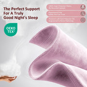 Chilling Home Pregnancy Pillow, U Shaped Maternity Full Body Pillow, Velvet | Pregnancy Pillows for Sleeping, Supportive and Comfortable Cuddle Long Pillow for Pregnant Women with Washable Cover,Purple