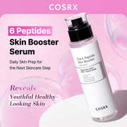 COSRX 6X Peptide Collagen Skin Booster Toner Serum for Dull Skin, 5.07 oz | Preps Skin with Copper Peptides, GHK-Cu for Uneven Skin Texture, Skin Renewal Boosting Facial Essence, Korean Skin Care
