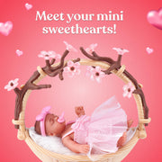 MY MINI Baby Sweet Hearts 2 Pack by ZURU – Collectible Mystery Capsule Baby Doll with Accessories & Playset, Realistic Miniature Toy for Girls Ages 3+