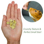 Exotic Nutrition Green Pea Flakes 3oz. - Healthy & Unique Treat - Rat, Degu, Prairie Dog, Chinchilla, Hedgehog, Parrot, Guinea Pig, Rabbit, Hamster