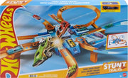 Hot Wheels Criss-Cross Crash Track​​​​ Set & Car | Playset with 1:64 Scale Toy Car &4 Intersections for Crashing, Powered by a Motorized Booster (Amazon Exclusive)