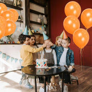 Orange Balloons 10 Pack, Large 12 Inch Thick Latex Biodegradable Helium Party Balloons for Birthday, Wedding, Baby Shower, Valentine's Day Events Decoration for Balloon Arch Garland