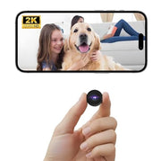 ELEFOCUS Hidden Camera，Mini Camera，2K Spy Camera Wireless for Home Security，Small Indoor Nanny Cam with Night Vision & Motion Detection，WiFi Cameras for Pet/Baby, Camaras Espias Ocultas