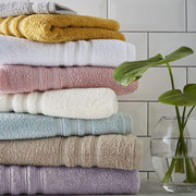 Catherine Lansfield Zero Twist Cotton 50x85cm Hand Towel Silver Grey