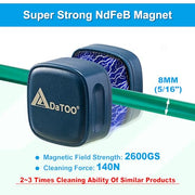 DaToo Aquarium Mini Magnetic Scrubber Scraper Small Fish Tank Cleaner Nano Glass Aquarium Cleaning Tools with Super Strong Magnet