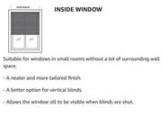 White PVC Venetian Blind Blinds Easy Fit Curtains Trimmable Fittings Windows Treatment Shutters Twist Open Close Pay only 1 Flat shipping £3.99 for multiple buying (White, 105 W x 150 L)