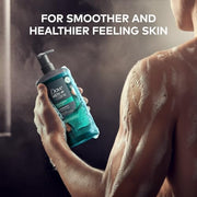 DOVE MEN Moisturizing Body Wash for Men, Eucalyptus + Cedar Oil, 26oz | Plant-Based Cleansers, Sulfate, Paraben and Dye Free, Strengthens the Skin Barrier, Eucalyptus and Cedar Scent