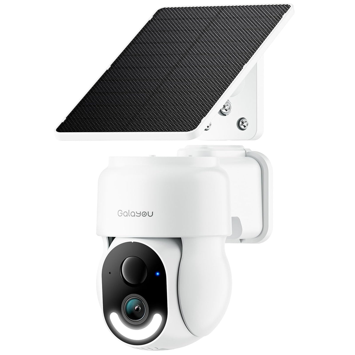 GALAYOU Solar Camera Outdoor Wireless for Home Security 2.4GWiFi, R6 1Pack | 2K Cameras for Home Security/Garage/Farm/Outside Surveillance, Detachable Solar Panel, Color Night Vision, SD/Paid Cloud