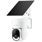 GALAYOU Solar Camera Outdoor Wireless for Home Security 2.4GWiFi, R6 1Pack | 2K Cameras for Home Security/Garage/Farm/Outside Surveillance, Detachable Solar Panel, Color Night Vision, SD/Paid Cloud