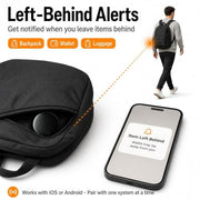 RGIMF GPS Tracker for Vehicles No Subscription, iOS & Android Dual System | Precise Location Car Tracker Tag, IP66 Bluetooth Tracker Device for Key, Luggage, Wallet, Kid and Pet (2-Pack)