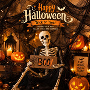 6-Pack Halloween Creepy Cloth - 30x72 Inch Black Halloween Gauze Spooky Fabric Cloth for Outdoor Decorations 6 Black