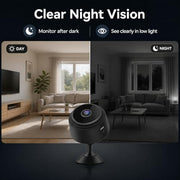 ELEFOCUS Hidden Camera，Mini Camera，2K Spy Camera Wireless for Home Security，Small Indoor Nanny Cam with Night Vision & Motion Detection，WiFi Cameras for Pet/Baby, Camaras Espias Ocultas