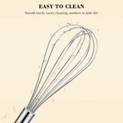 NileHome Stainless Steel Whisk Set 25.4cm Hand Blender Kitchen Whisk Balloon Whisk Kitchen Wisk Wire Whisks for Cooking, Whisking, Blending, Beating, Stirring- 1 Pack
