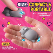 Nutty Toys Squishy Cat Set - 2" Soft Silicone Kawaii Kitties, Top Stress Relief Toy 2026 Unique Gifts for Teens Kids Women Men Adults Best Teenage Girls Teen Boy Tween Christmas Stocking Stuffers Idea