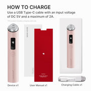 medicube Booster Pro X2™ - 7 in 1 Glow Beauty Device, 2X Glow Care, Pink | 7-IN-1 Korean Skincare Device - 2X Care for Glow, Pores, Skin Definition & Radiance, Customized Dual & Mask Modes, Pink