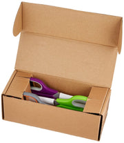 Amazon Basics All-Purpose Office Scissors, Stainless Steel, Soft Grip, Pack of 3, Multicolor