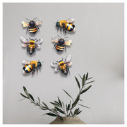 Bumblebee Vinyl Decal Stickers, Cover Marks, Bee Wall Decor, Gift Idea | Opaque Finish, No White Edges, Waterproof, Peel & Stick Nature Design, Outdoor Styling For Cars, Wheelie Bin, Dustbins & More
