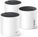 TP-Link Deco X55 AX3000 WiFi 6 Mesh System, Deco X55(3-Pack) | Covers up to 6500 Sq.Ft. , Replaces Wireless Router and Extender, 3 Gigabit ports per unit, supports Ethernet Backhaul