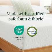 Zinus 6 Inch Twin Green Tea Memory Foam Mattress, Medium Firm Feel | Pressure-Relieving Comfort & Full-Body Support, Naturally Fresh, CertiPUR-US & OEKO-TEX Certified Safe Materials