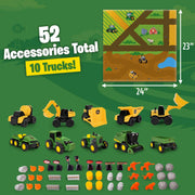 John Deere Mini Movers Advent Calendar | Kids 2026 Christmas, 24 Days of Surprises, Toy Car Playset, Holiday Gifts for Toddler, Back to School, Potty Training Rewards