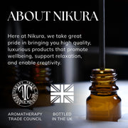 Nikura Essential Oils Blends Gift Set | Calming Essential Oils for Diffusers for Home, Sleep, Wax Melts | Relaxing Aromatherapy Oils | UK Made & Vegan