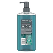 DOVE MEN Moisturizing Body Wash for Men, Eucalyptus + Cedar Oil, 26oz | Plant-Based Cleansers, Sulfate, Paraben and Dye Free, Strengthens the Skin Barrier, Eucalyptus and Cedar Scent