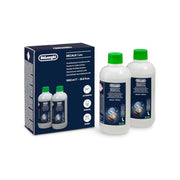 De'Longhi EcoDecalk - Coffee Machine Descaler 10 Decalcification Doses | Descaling Solution, Plant-Based Formula, Coffee Machine Maintenance Accessory, 2 X 500ml Bottles, Biodegradable, DLSC502