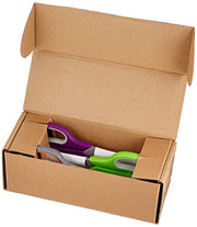 Amazon Basics All-Purpose Office Scissors, Stainless Steel, Soft Grip, Pack of 3, Multicolor