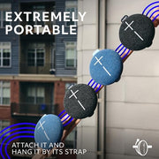 Ultimate Ears MINIROLL Waterproof Bluetooth Speaker - Majestic Blue | Ultra-portable, balanced bass, IP67 dustproof, 131 ft (40 m) range
