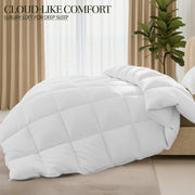 Utopia Bedding Coverless King Size Duvet, 10.5 Tog Box Stitched, White | Luxury Comforter with Ultra-Soft Touch Microfiber filling, Durable Construction and Corner Tabs, Machine Washable