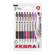 Zebra Pen Z-Grip 8pk Assorted