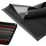 BLADO Door Mat Barrier Mat Non Slip Rubber Mats Washable Heavy Duty | Floor Mats Kitchen Rugs Dirt Trapper Doormat Entrance Rug Shoes Scraper Super Absorbent Carpet (40cm x 60cm, Anthracite)