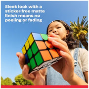 Rubik's Cube The Official 3x3 Classic Color-Matching Puzzle Brain Teaser | Redesigned Modern Look, Smoother & Faster Turning, Sticker-Free Matte Finish, Original Puzzle Cube, Fidget Toy, Ages 8 & Up