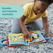 Melissa & Doug K’s Kids My First Activity Book 8-Page Soft Book for Babies and Toddlers Early Learning Developmental Plush Soft Activity for Babies and Toddlers