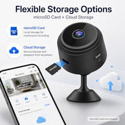 ELEFOCUS Hidden Camera，Mini Camera，2K Spy Camera Wireless for Home Security，Small Indoor Nanny Cam with Night Vision & Motion Detection，WiFi Cameras for Pet/Baby, Camaras Espias Ocultas