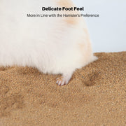 BUCATSTATE Hamster Bath Sand with Pour Spout, 6.6LB Desert Bath Sand | No-Dust Potty Litter Calcium-Free Sand for Hamster Chinchillas Gerbil Mice Degu or Other Small Pets (Fine Sand)