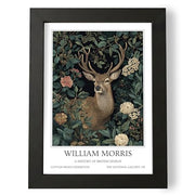 Fans Favourites William Morris - Vintage Art Noevua British Prints, Botanical Wall Art, A History of British Design Collection (Stag, A3, Unframed)